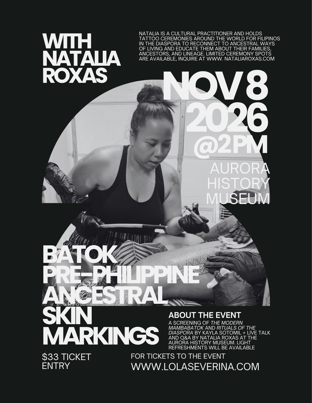 Batok Documentary and Q&A: Pre-Philippines Ancestral Skin Markings